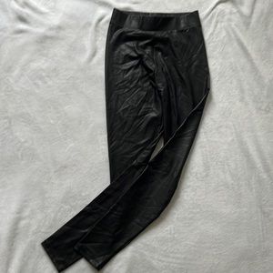 Women’s Topshop Faux Leather Leggings Size 4